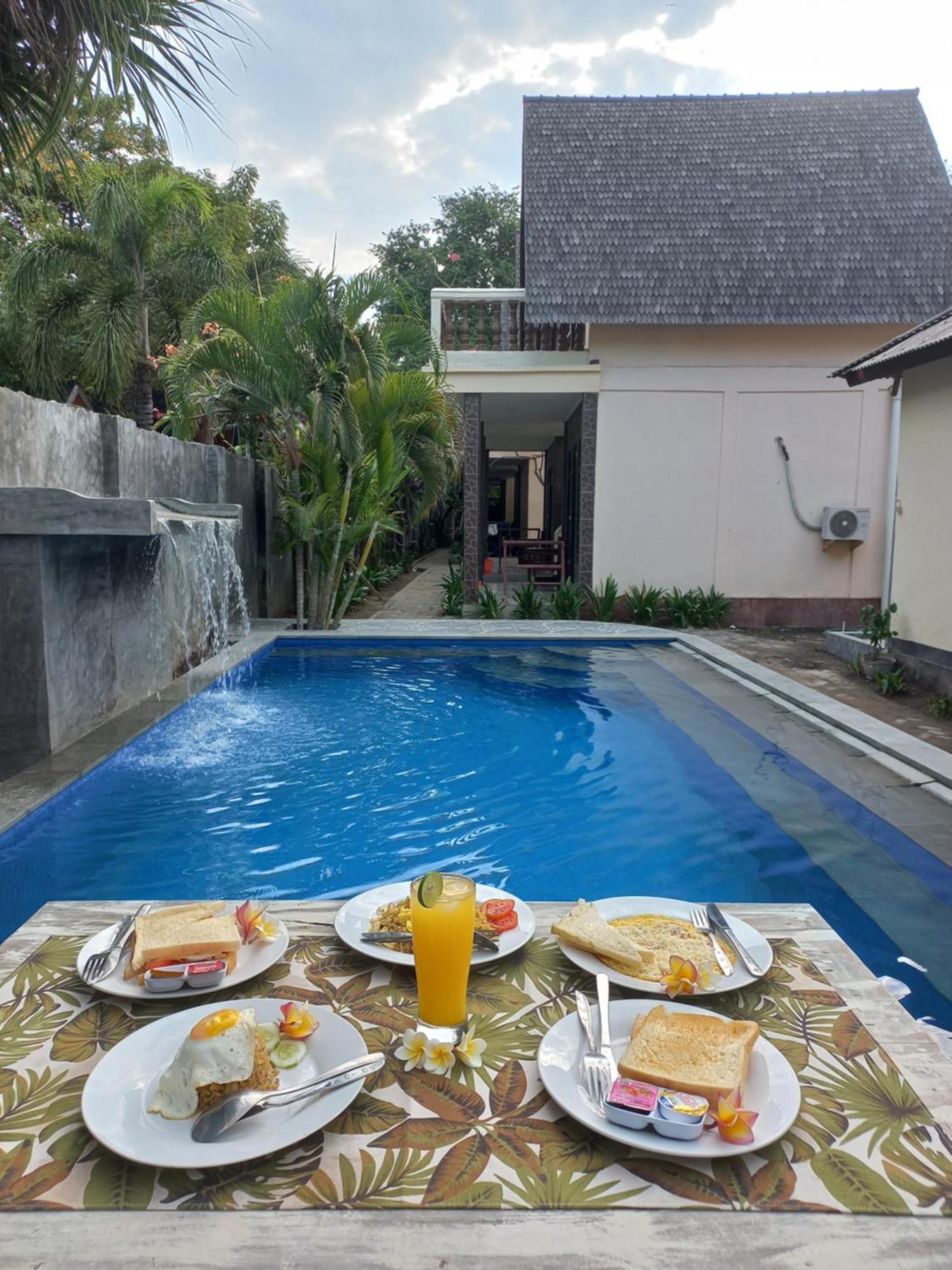 Kusuka Bungalow Gili Trawangan Eksteriør bilde